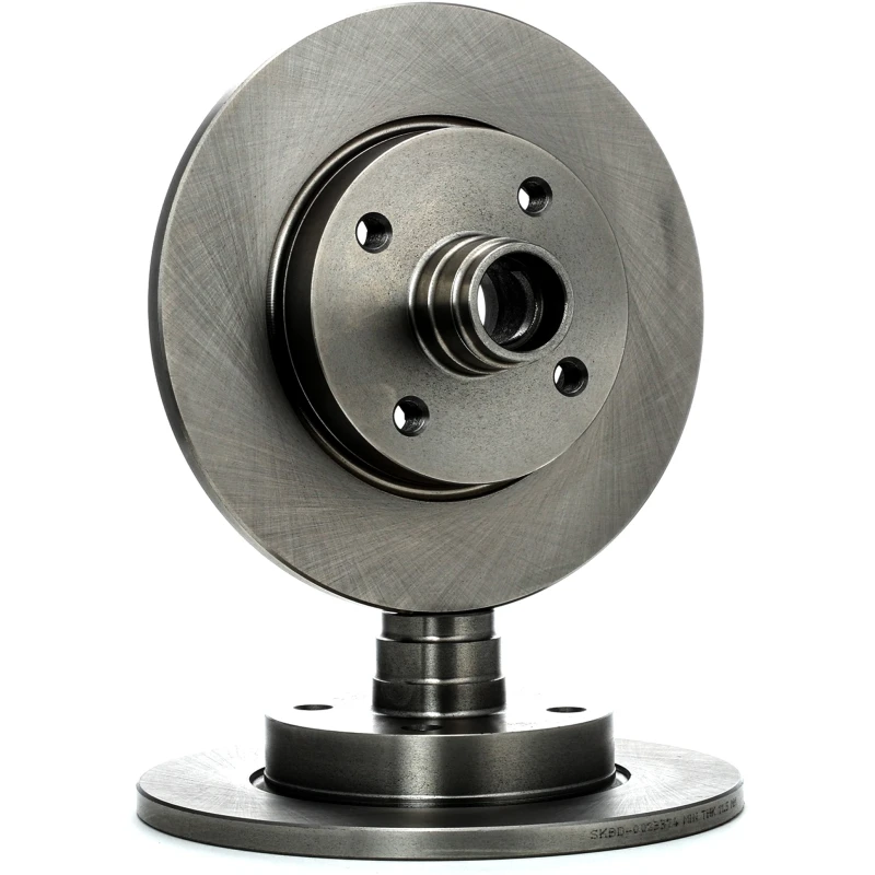 Image of STARK SKBD-0023374 Brake disc Front Axle, solid, Cast Iron, Uncoated, Untreated, with wheel hub Cast Iron Brake Disc (82)