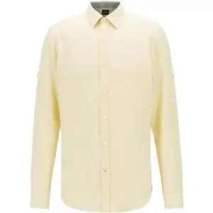 Image of Boss Boss Lukas Shirt Mens - Yellow