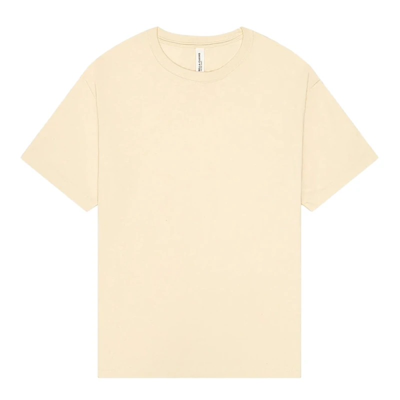 Image of Bella + Canvas Mens Heavyweight Boxy T-Shirt in Natural Size: Large Natural Male L