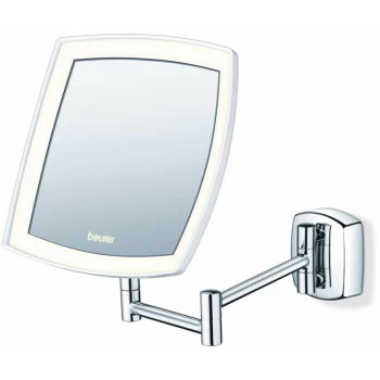 image of Illuminated Cosmetic Mirror 16cm BS 89 - Silver - Beurer