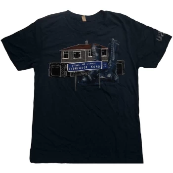 Image of U2 - Cedar Wood Road Unisex Large T-Shirt - Blue