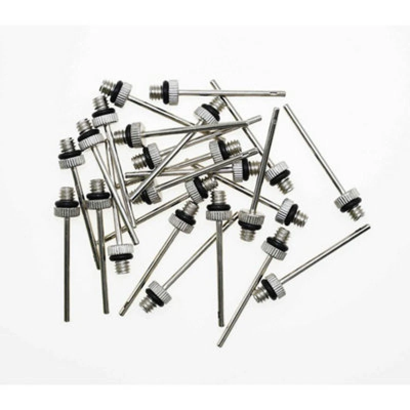 Image of Precision Precision Thin Needle Adapter (Pack Of 24) in Silver Silver One Size Unisex 5059699078789