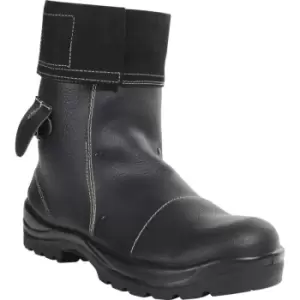 Image of Perf PB25 Mid Leg Black Foundry Safety Boots - Size 6 - Black