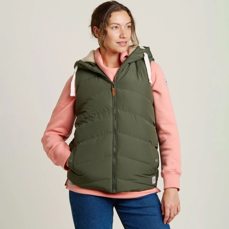 Image of Brakeburn Ashmore Hooded Gilet Green