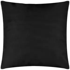 Image of Plain Outdoor Cushion Black / 43 x 43cm / Polyester Filled