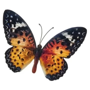 Image of Bright Butterfly Orange Wall Art