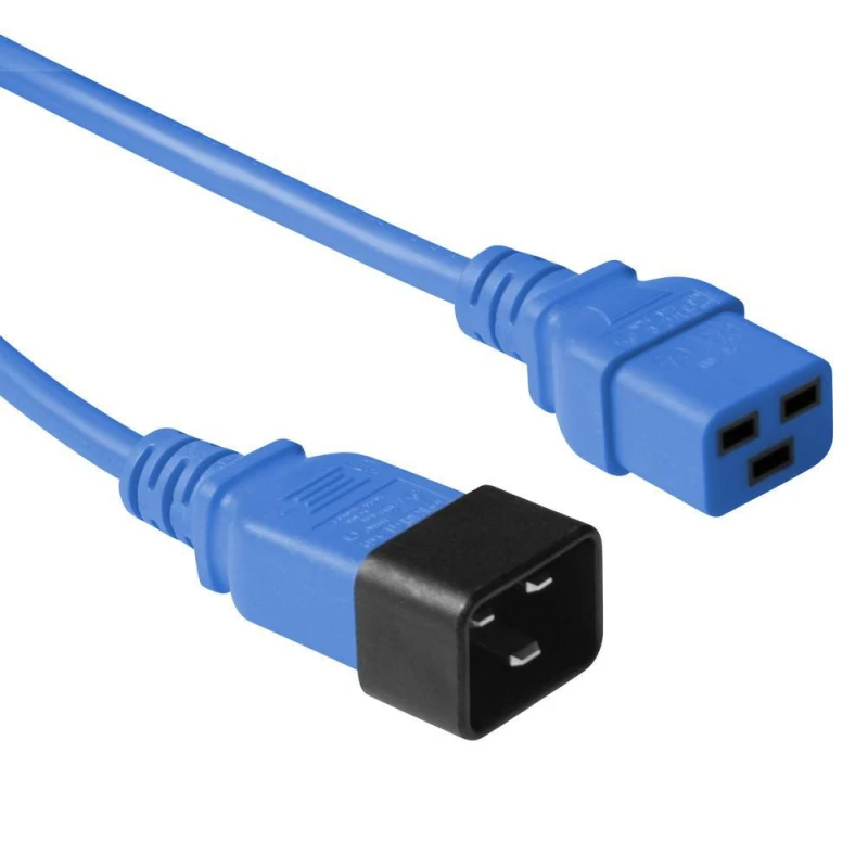 Image of Microconnect PE2019B09 power cable Blue 0.9 m C20 coupler C19 coupler