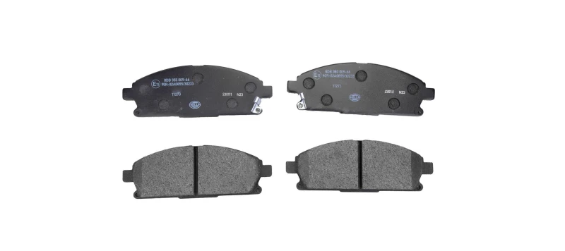 Image of HELLA Brake pad set HELLA 8DB 355 009-661