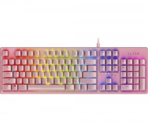 image of Huntsman Mechanical Gaming Keyboard - Quartz Pink