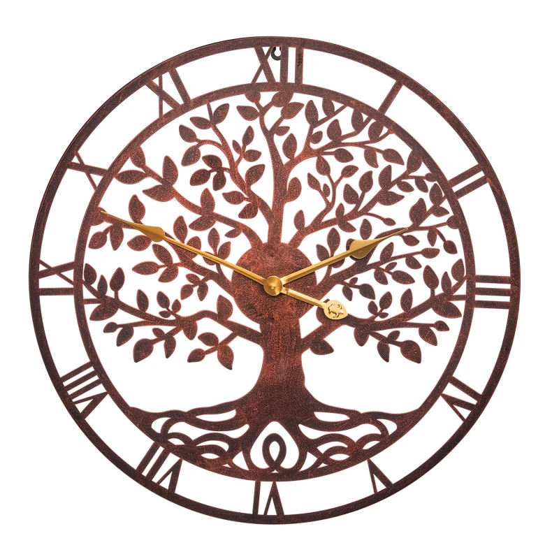 Image of Smart Garden Tree Of Life Clock, Large, Bronze