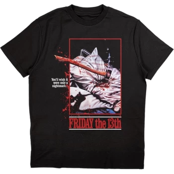 Image of Warner Bros - Friday 13th Only A Nightmare Unisex X-Large T-Shirt - Black