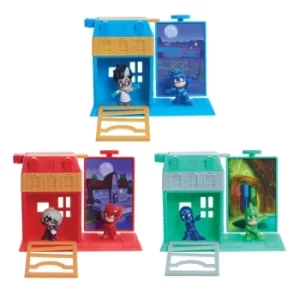 Image of PJ Masks Night Time Micros Trap & Escape Playset (1 At Random)