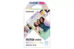 image of Fujifilm Instax Mini Mermaid Tail Photo Film - 10 Shot Pack