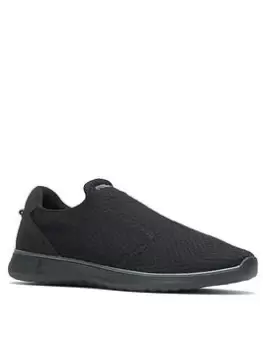 Image of Hush Puppies Good Slip On Shoes - Navy , Black, Size 10, Men