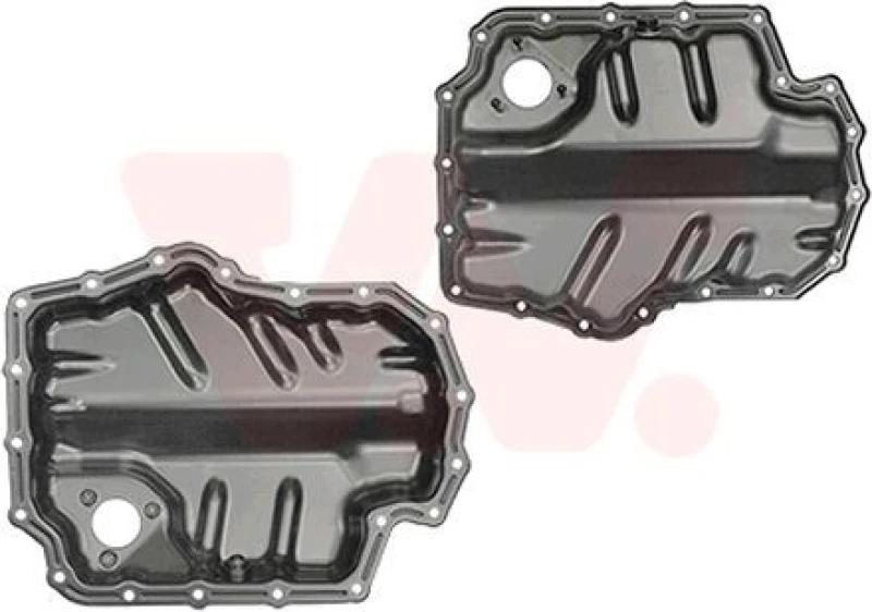 Image of VAN WEZEL Oil sump VAN WEZEL 0301070