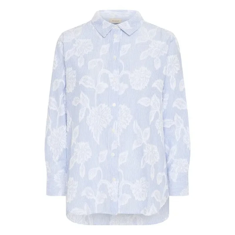 Image of fransa Woman's shirt fransa Lani Bleu Female L