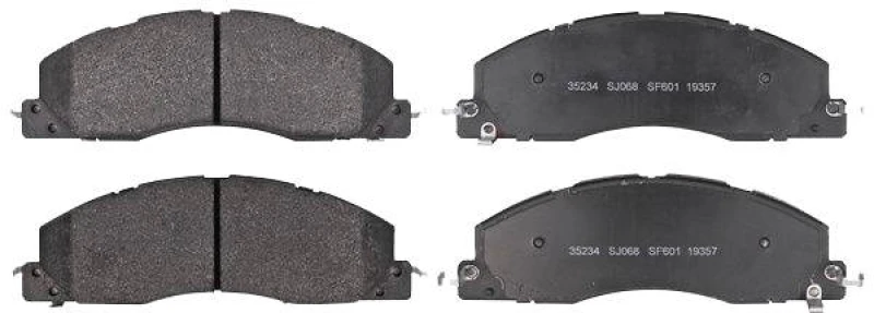 Image of A.B.S. 35234 Brake pad set with acoustic wear warning Brake Pad Set,disc brake (402)