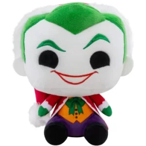 image of DC Holiday Santa Joker Funko Plush