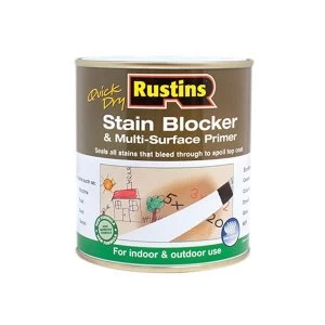 Image of Rustins Quick Dry Stain Block & Multi Surface Primer 500ml