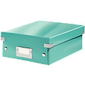 image of Leitz Click & Store Small Organiser Box, Ice Blue