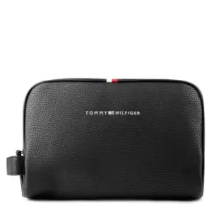 Image of Tommy Hilfiger Essential Pu Washbag - Black