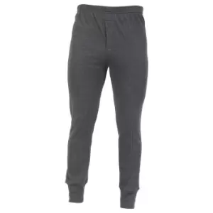 image of Absolute Apparel Mens Thermal Long Johns (S) (Charcoal)