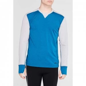 Image of Sugoi Coast Long Sleeve T Shirt Mens - Baltic Blue