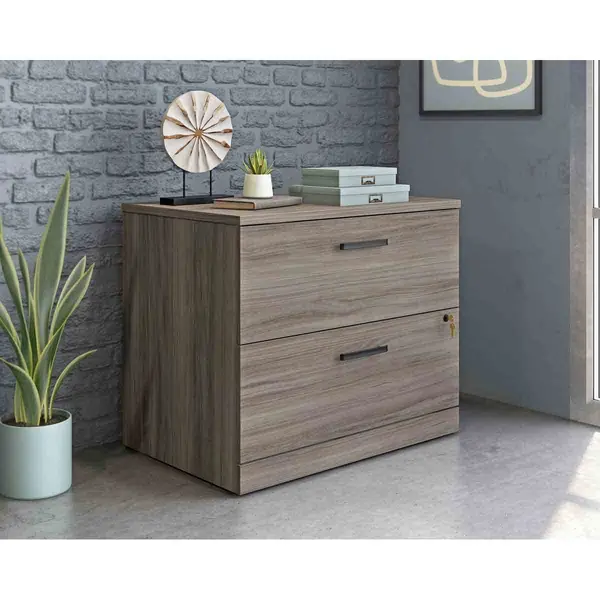 Image of Affiliate Lateral Filer W900 x D596 x H744mm Hudson Elm Finish - 5427871 -