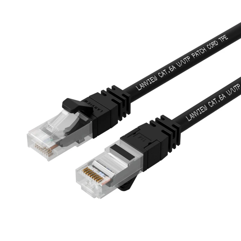 Image of Lanview LV-SFTP6A0025B networking cable Black 0.25 m S/FTP (S-STP)