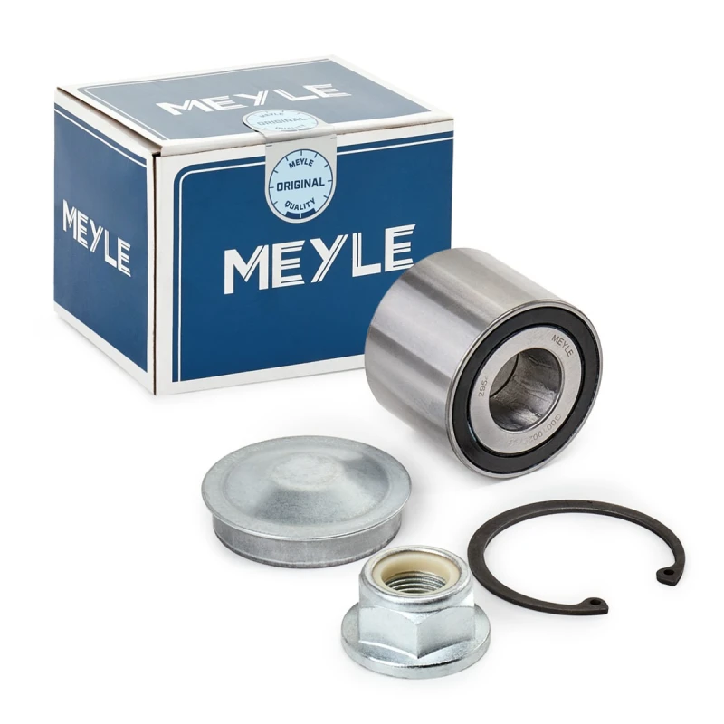 Image of MEYLE 16-14 750 0018 Wheel bearing kit with fastening/mounting material, Original Quality, Rear Axle Wheel Bearing Kit (654)