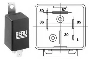 Image of Beru GR064 / 0201010064 Glow Plug Control Unit Replaces 61 43 688