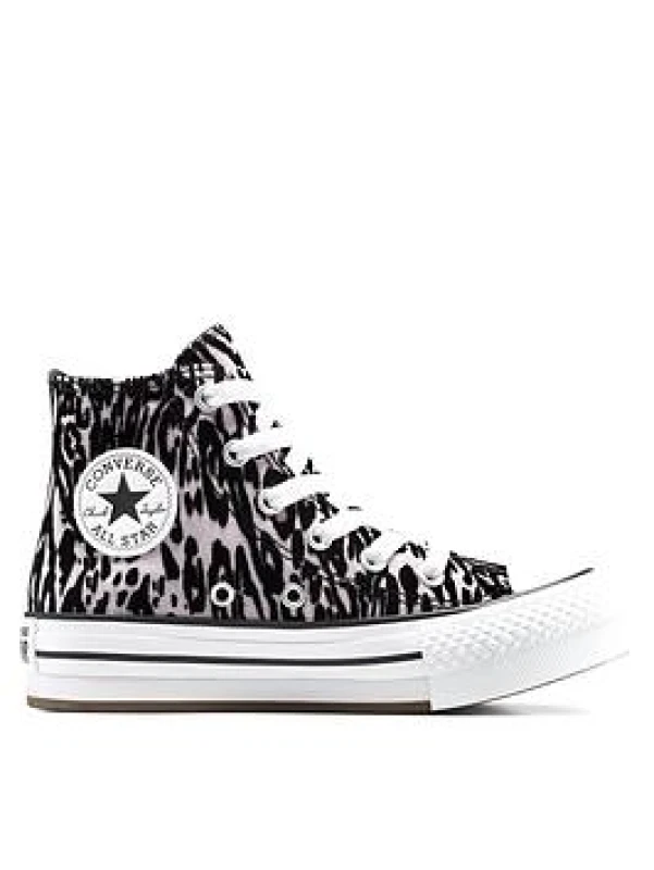 Image of Converse Kids All Star EVA Lift Animal Graphic Trainers grey/black Baby 27 (9 to 9.5);28 (10);29 (11);30 (11.5);31 (12.5 to 13);32 (13.5);33 (1);34 (2