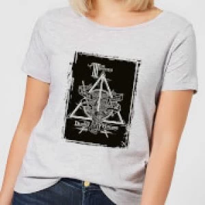 Image of Harry Potter Three Brothers Womens T-Shirt - Grey - 3XL