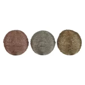 Image of Small Multi Coloured Decorative Spheres