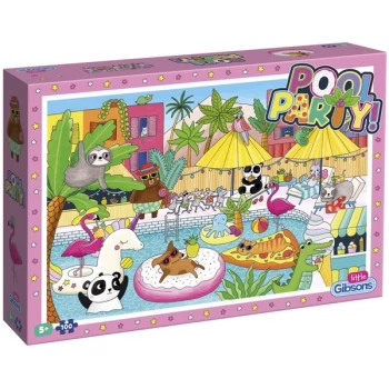 Image of Pool Party Jigsaw Puzzle - 100 Pieces