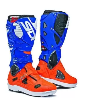 Image of Sidi Crossfire 3 SRS Orange Fluo White Blue Limited 41
