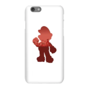 Image of Nintendo Super Mario Mario Silhouette Phone Case - iPhone 6S - Snap Case - Gloss