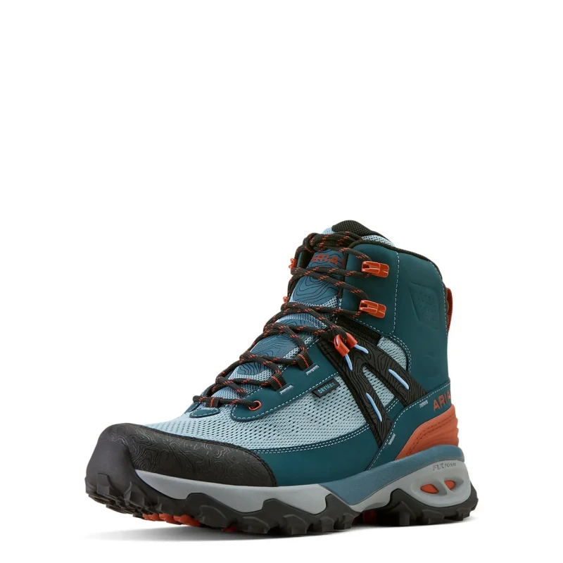 Image of Hiking shoes Ariat Traverse Mid Bleu Male 41