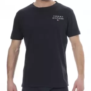 Image of Tommy Hilfiger Embroidered Logo T-Shirt - Navy M