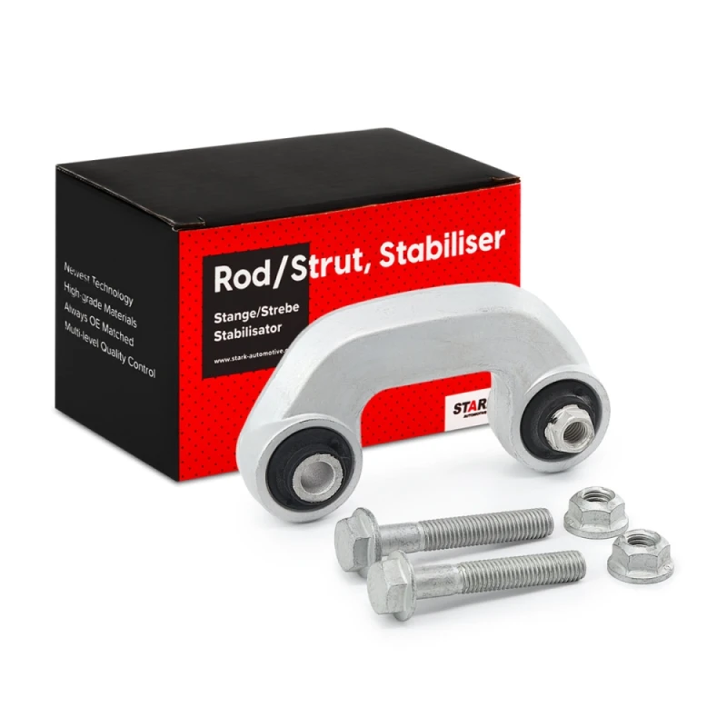 Image of STARK SKST-0230111 Anti-roll bar link Front Axle Right, with accessories Aluminium Link Stabiliser (3229)