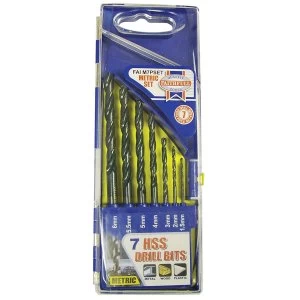 Image of Faithfull HSS Drill Bit Set of 7 - 1.5 - 6.0mm