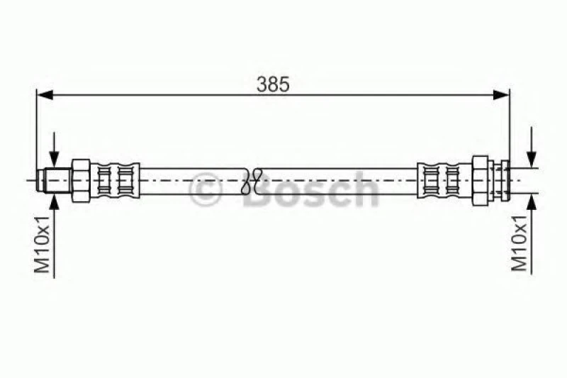 Image of Brake hose Bosch 1 987 481 018