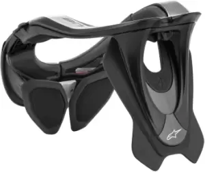 Image of Alpinestars BNS Tech-2 Neck Protector, black-grey, Size XS M, black-grey, Size XS M