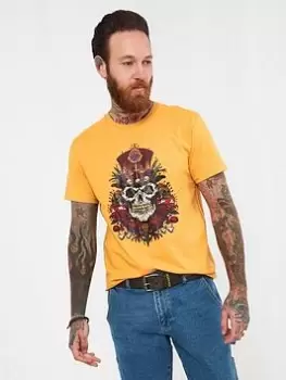 Joe Browns Enjoying Life Tee - Yellow, Yellow Size M Men