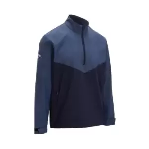Image of Callaway Half Zip Wind Jacket Mens - Blue