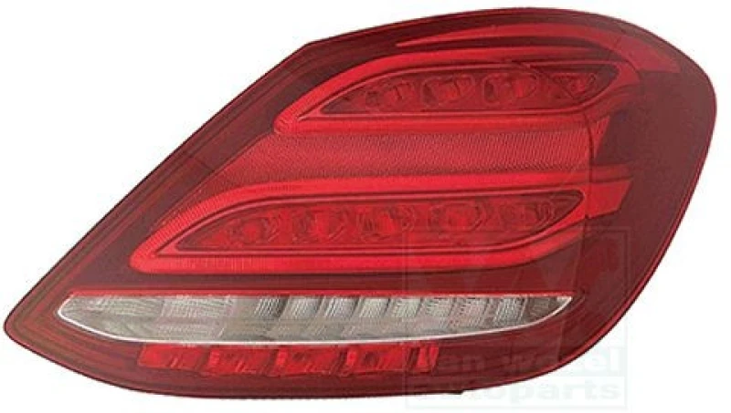 Image of VAN WEZEL 2924926U Rear light with bulb holder, Right, LED Combination Rearlight (391)