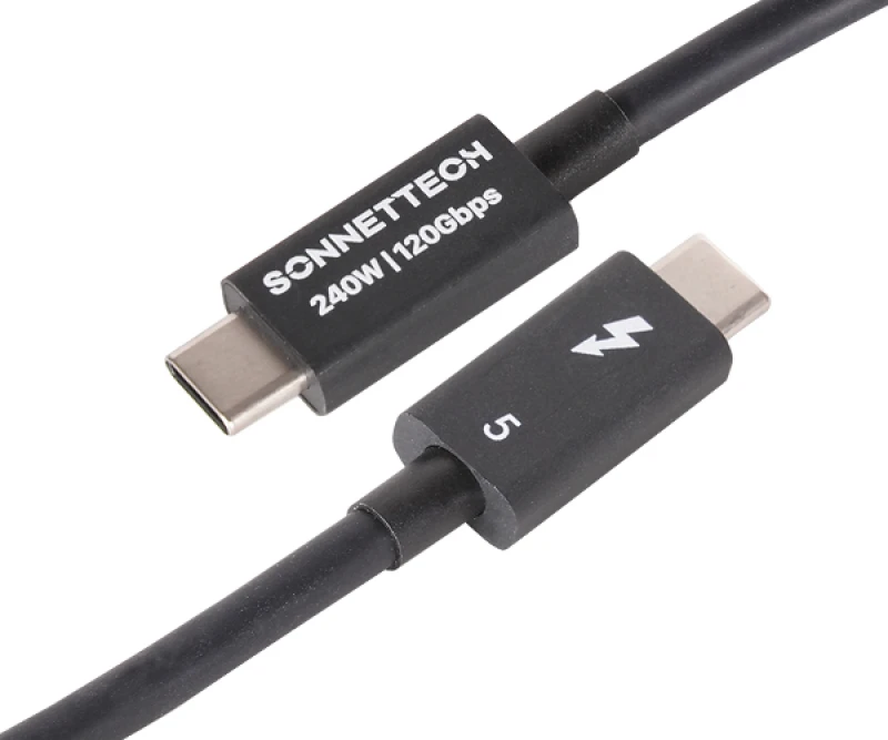 Image of Sonnet TCB-TB5-10M Thunderbolt cable 1m 80 Gbit/s Black