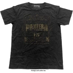 image of Pantera - 101% Proof Vintage Unisex Small T-Shirt - Black