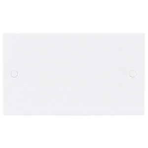 Image of BG Twin Socket Blanking Plate - White