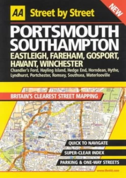 Image of Aa Street by Street Portsmouth Southampton Paperback
